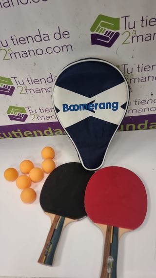 PALAS PINGPONG BOOMERANG + PELOTAS
