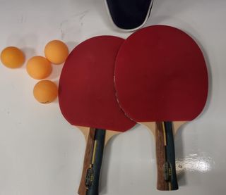 PALAS PINGPONG BOOMERANG + PELOTAS