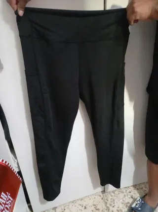 Mallas negras 2XL con bolsillos