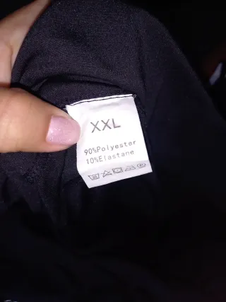 Mallas negras 2XL con bolsillos