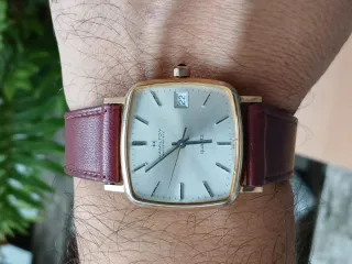 Hamilton Masterpiece Cuarzo Marrón/Dorado