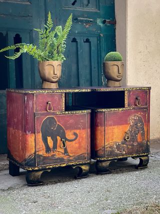Comodini Mobili Tavolini Etnici Balinese Oriental