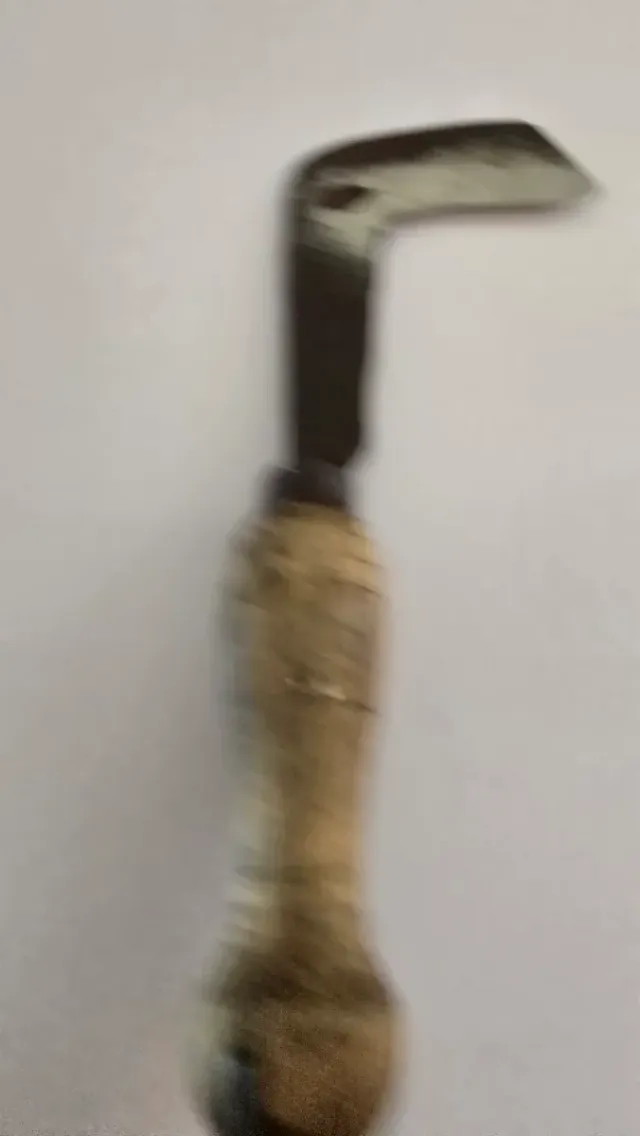 Herramienta de corte antigua