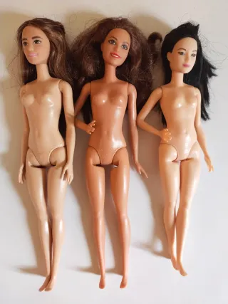 Set 3 Barbie Fashionistas