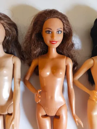 Set 3 Barbie Fashionistas