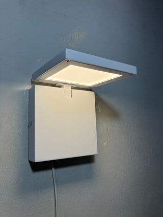 Lampada parete regolabile Led metallo bianco