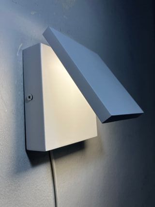 Lampada parete regolabile Led metallo bianco