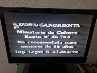 Lucha Sangrienta VHS - Película de Acción 1edicion