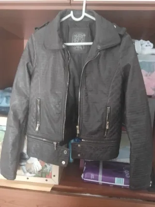 Giubbino donna vintage nero