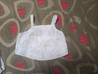 Conjunto Zara niña top y pantalón estampado