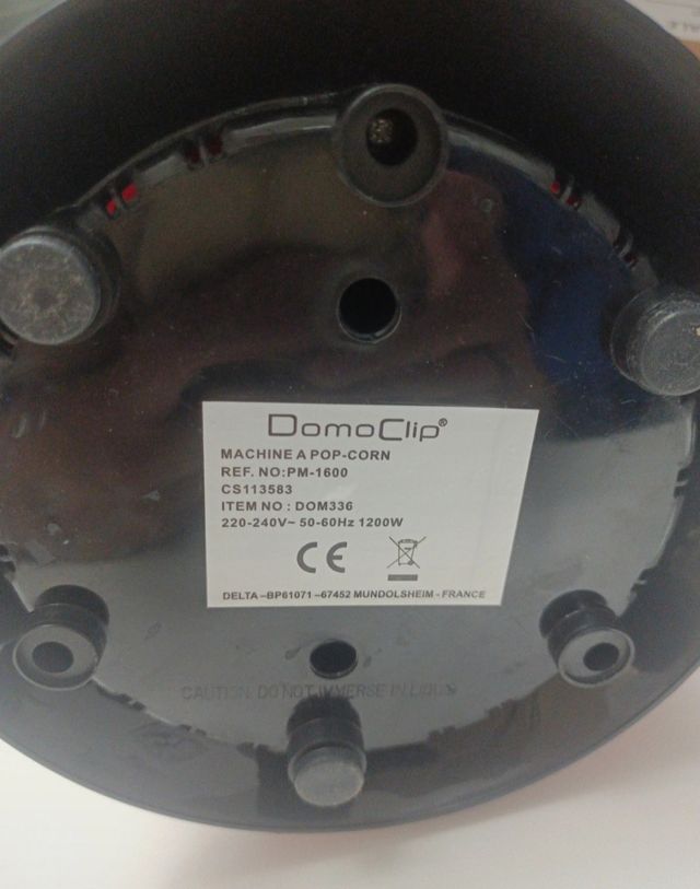 Macchina Popcorn DomoClip 1200W