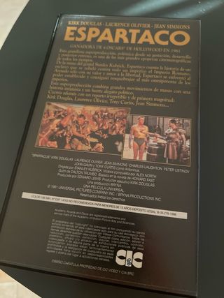 Espartaco VHS (Español)