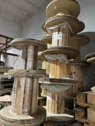 BOBINAS CARRETE MADERA CABLE CHILLPALET