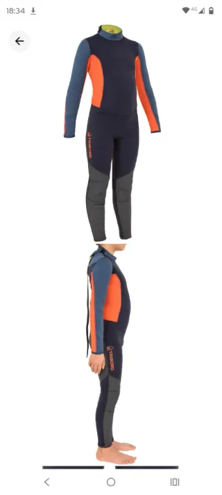 Traje Neopreno Vela Tribord 12 años