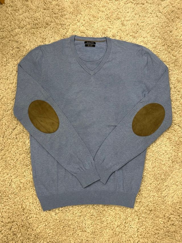 Jersey Massimo Dutti Azul Turquesa Talla M