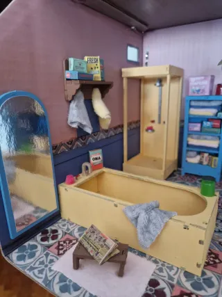 Casa de muñecas baño Sam & Julia