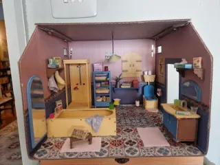 Casa de muñecas baño Sam & Julia