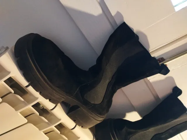 Botas de Ante Negras