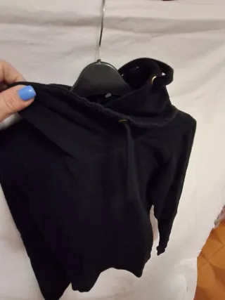 Felpa elegante donna nera