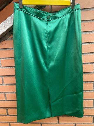 Falda tubo verde