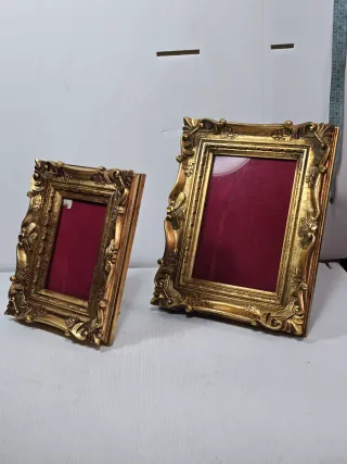 Coppia Cornici Vintage Oro