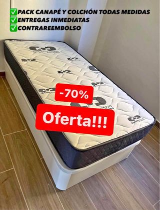 Pack Canapé y Colchón - Oferta