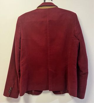 Blazer Massimo Dutti Burdeos Talla 42