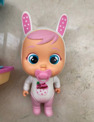 Bebés Llorones Conejo con Carrito