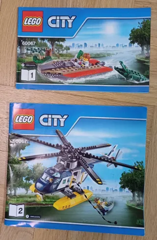Inseguimento in elicottero Lego City 60067