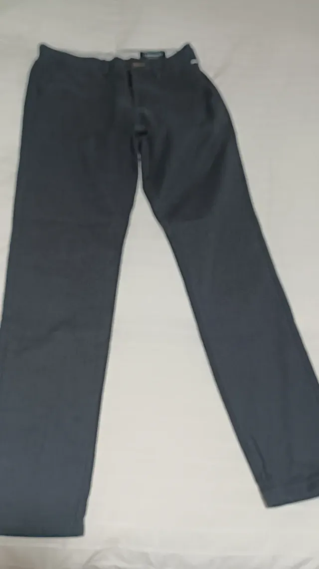 Pantalones Chinos Gris/Negro Talla M Springfield