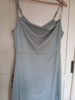 Vestido largo verde para eventos
