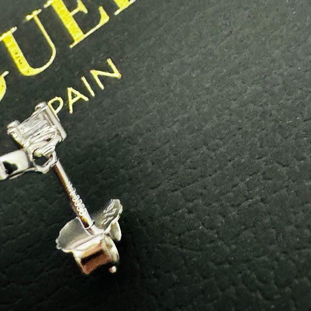 Pendientes largos plata ley 925 con circonitas