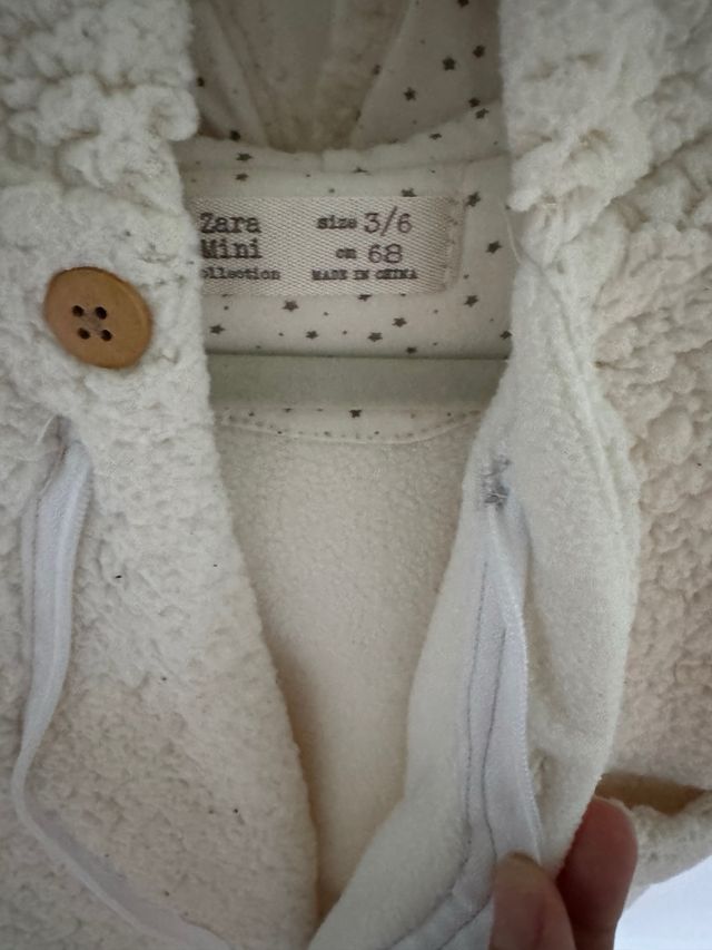 Buzo Zara Mini 3-6 meses