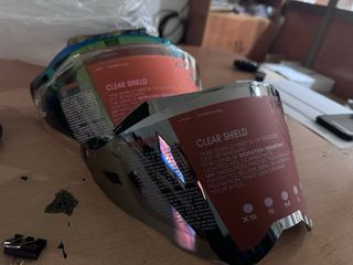 Visera Casco Moto Clara y Tintada