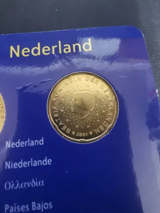 Cartera Euroset Países Bajos Holanda 2001