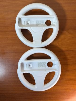Coppia di Due Sterzi / Volante per Nintendo Wii 
