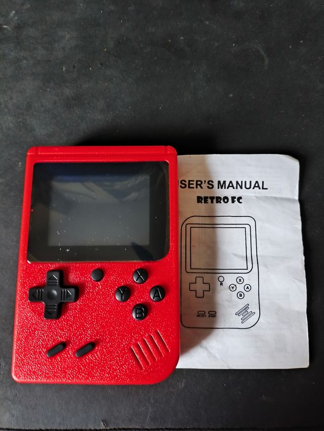 Consola Retro 500 en 1 Roja