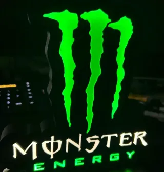 Lightbox Monster Energy LED