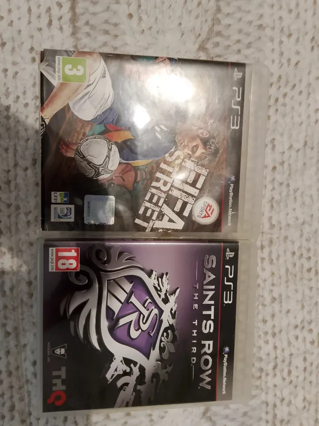 Juegos PS3 FIFA Street y Saints Row The Third