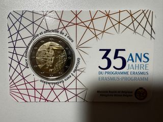 2€ Belgio 2022 UNC Coincard versione francese