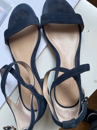 Sandalias Ralph Lauren Azul Marino