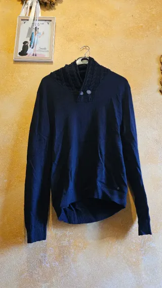 Maglione da uomo blu