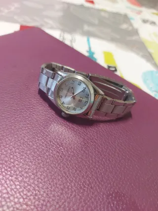 Reloj D&S Mujer Acero Plateado. 