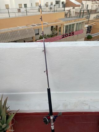 2 Carretes Pesca Sagarra + una caña