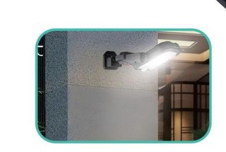 Lámpara solar de pared con sensor, nueva