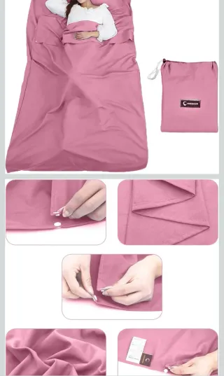 Saco de dormir rosa Pinkmoon