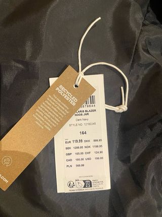 Americana Jack & Jones Azul adolescente 12-14 años