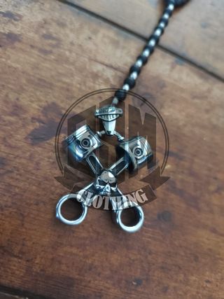 Rosario Harley Davidson skull Pistoni