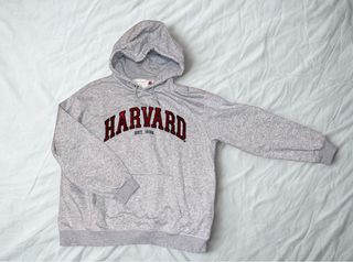 Felpa H&M Harvard Grigia
