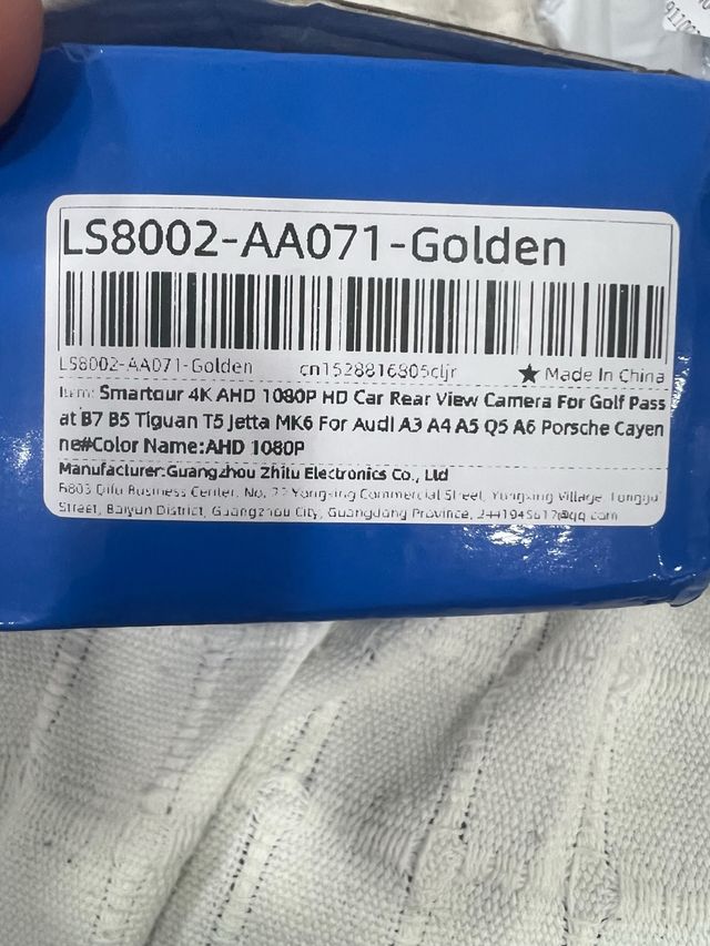 Cámara trasera Smartour 4K AHD 1080P